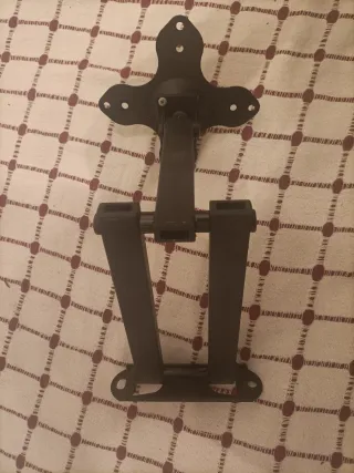 Soporte de pared para monitor negro