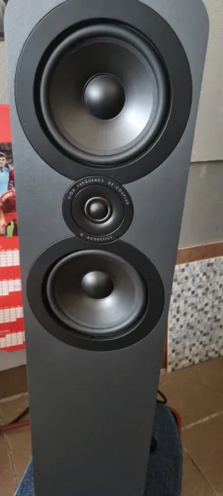 Q Acoustics 3050 Altavoces Columna Negro