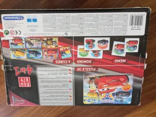 Juego 4 en 1 Cars Clementoni