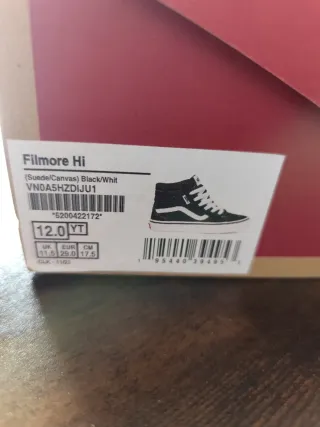 Vans Bota Unisex Talla 29