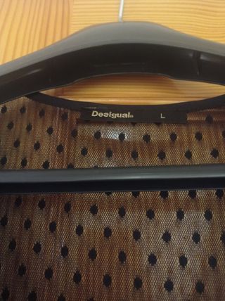 Vestido Desigual Negro Talla L,usado una vez