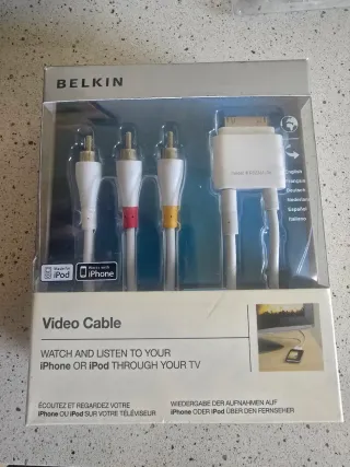 Cable Video Belkin iPhone iPod RCA