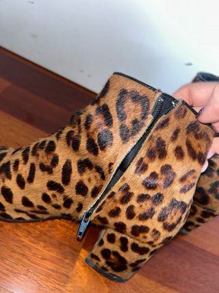 Botines Zara Animal Print