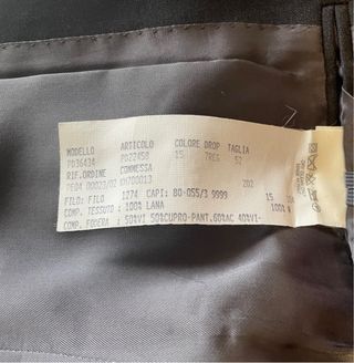 Completo Loro Piana Grigio Tg 52