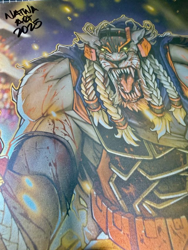 Comic Battle Beast #2 Firma Melendez Virgin Foil