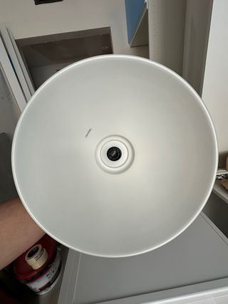 Lámpara de techo Ikea beige metal