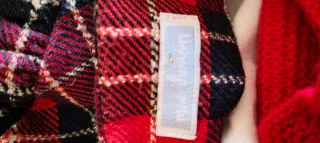 Conjunto de niña: vestido, blusa y bolera.