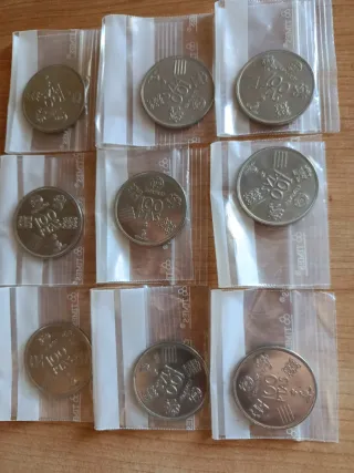 Moneda 50 Pesetas y 1 Franco
