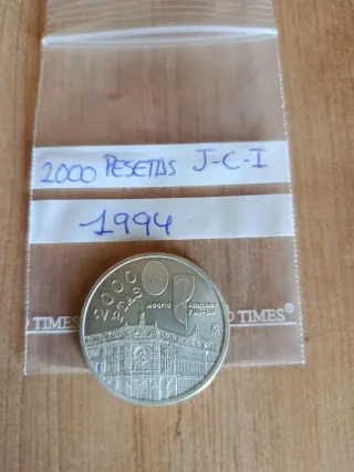 Moneda 50 Pesetas y 1 Franco
