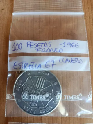 Moneda 50 Pesetas y 1 Franco