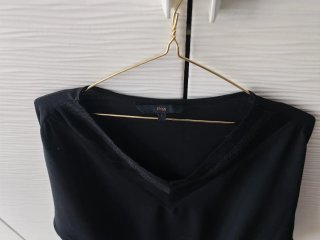 Blusa Elogy Negra Larga