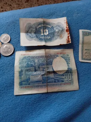 Billetes españoles antiguos