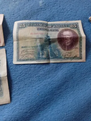 Billetes españoles antiguos