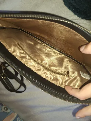 Black Saffiano Clutch with Crossbody Strap