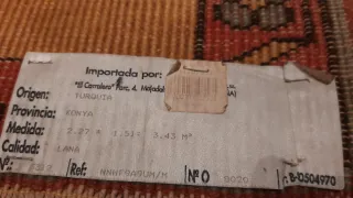 Alfombra Turca Lana 2,27 × 1,51