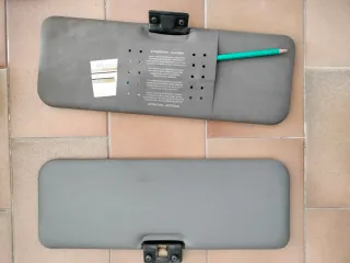 Alette parasole grigie per Fiat Panda 141