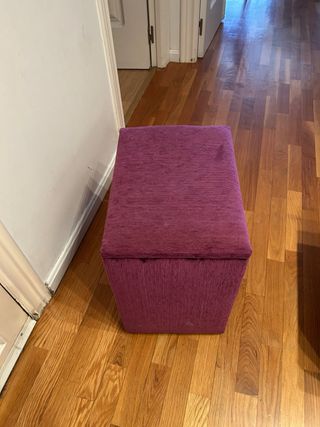 Cajón de tela morado