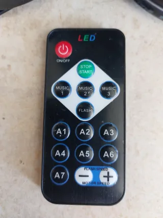 Luces de discoteca LED con mando