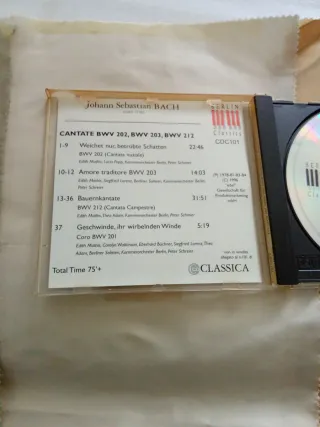 JS Bach Berlin Classics CDC101