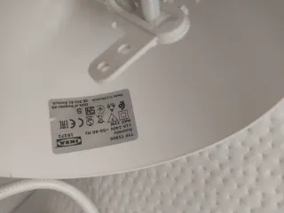 Lámpara Techo Blanca Ikea Moderna