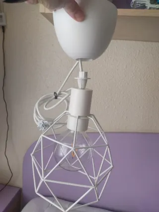 Lámpara Techo Blanca Ikea Moderna