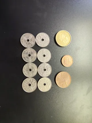 Monedas Noruega 1 Corona (8 unidades)