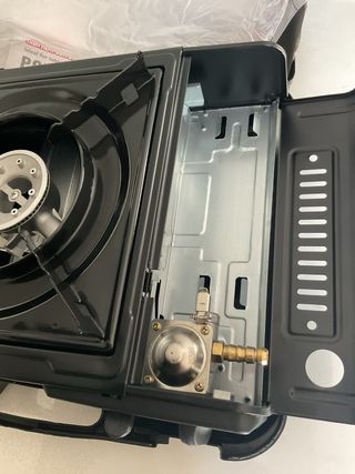 Fornello a gas con valigia