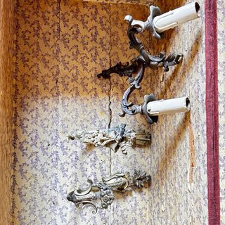 Baúl antiguo decorado entrega en persona ,