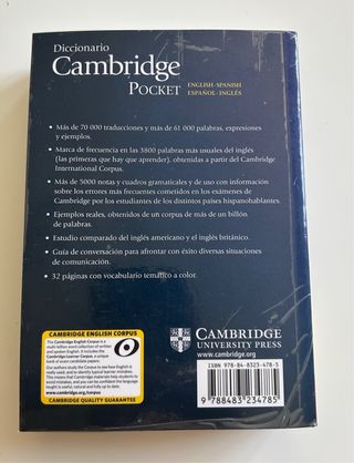 Diccionario Bilingüe Cambridge Spanish-English ...