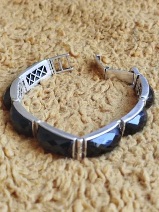 Pulsera de Plata 925 con Azabache