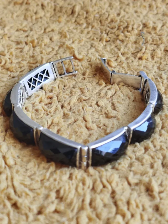 Pulsera de Plata 925 con Azabache