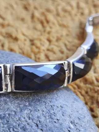 Pulsera de Plata 925 con Azabache