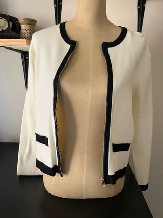 Chaqueta de punto con cremallera