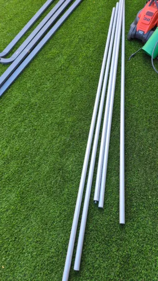 Pérgola de aluminio 3x4 con toldo de tela