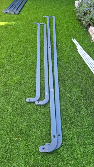 Pérgola de aluminio 3x4 con toldo de tela