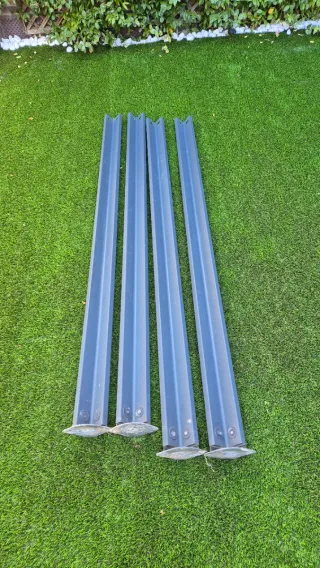 Pérgola de aluminio 3x4 con toldo de tela