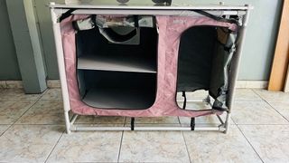 Funda Mueble Cocina Camping Brunner Gris