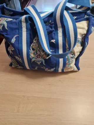 Bolsa Desigual Azul y Amarilla