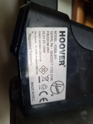 Aspiradora Hoover 22V sin cable