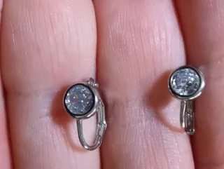 Pendientes plata para bebé/niña/mayor