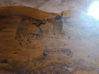 Cuadros Madera Olivo Pintados Para colgar pared