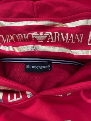Chándal Emporio Armani Rojo