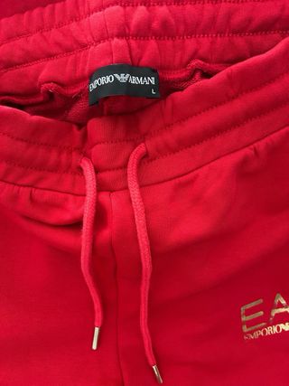 Chándal Emporio Armani Rojo