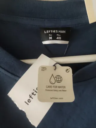 Camiseta Lefties manga larga azul Talla M.