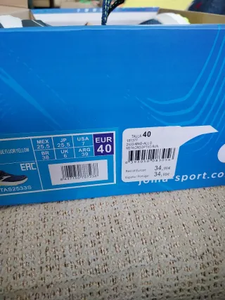 Zapatillas Joma Meta N-40 Nuevas