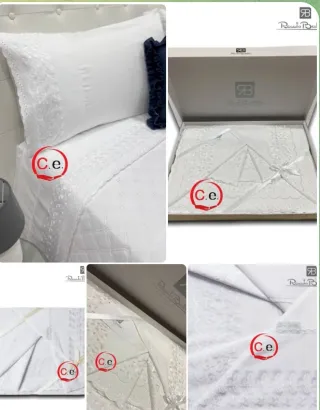 Set Lenzuola Bianco Ricamato