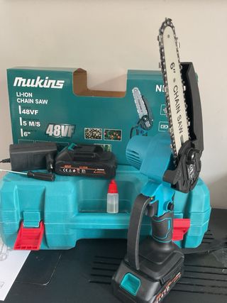 Motosega Mukins 48V Li-Ion 6 con Oiler