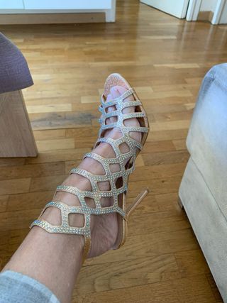 Zapatos de tacón fiesta brillantes