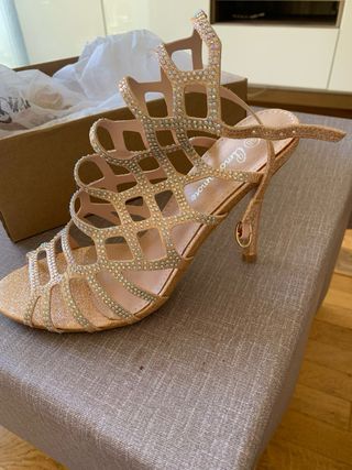 Zapatos de tacón fiesta brillantes