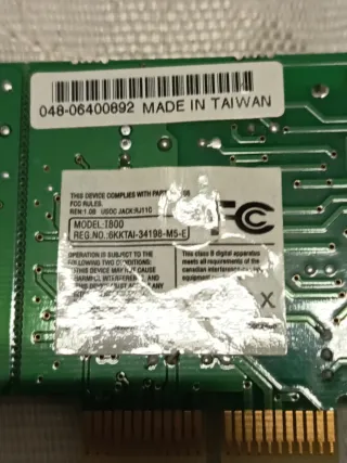 Tarjeta Red PCIe x1, La unidad a 5 euros